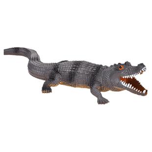 软胶鳄鱼玩具玩偶仿真塑胶动物小鳄鱼模型男孩儿童礼物大鳄鱼玩具