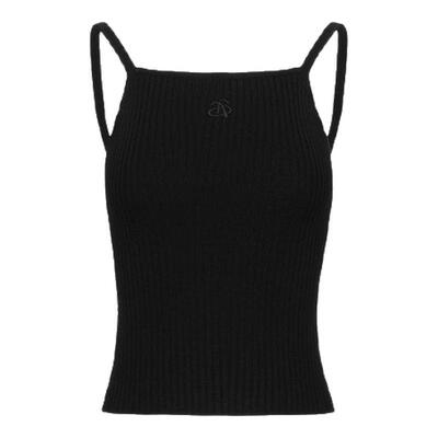 ANNANDELMANlogo刺绣吊带背心