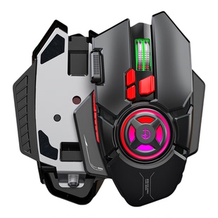 通天剑圣L8三模机甲风编程有线无线鼠标游戏吃鸡电竞专用大手鼠标