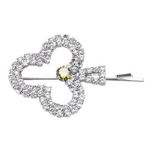 SeiCarinaY扑克发夹blingbling气质法式侧边夹轻奢一字夹原创设计