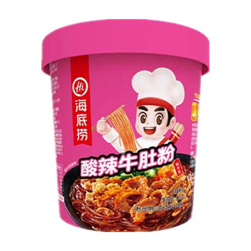 海底捞酸辣牛肚粉丝汤牛肚粉