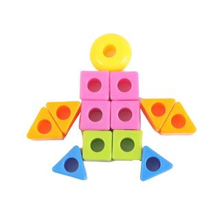 儿童串珠积木玩具数字穿线精细动作训练专注力益智穿珠子女孩宝宝