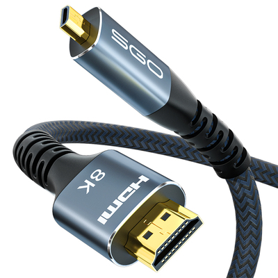 sgo/斯格MicroHDMI转HDMI线8K