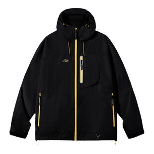 PSO Brand 男装女装三防压胶特氟龙户外冲锋衣女款连帽拉链夹克