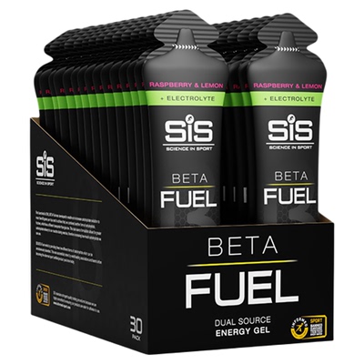 英国SIS BETA FUEL电解质能量胶竞赛咖啡因碳水黑胶骑行运动耐力