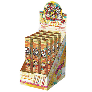 卡游文具 蛋仔派对中性笔狂欢版第5弹按动黑色水笔卡通高颜值小学生专用学习用品书写顺滑签字笔正版盲盒笔