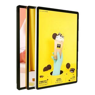 定制超薄灯箱广告牌发光led展示挂墙式磁吸圆角奶茶店菜单价目表