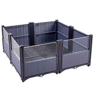 黄缘龟专用缸安缘陆龟半水乌龟饲养箱生态造景观赏盆养殖爬虫家用