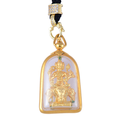 泰国正品瓦诺寺四面神佛牌带链