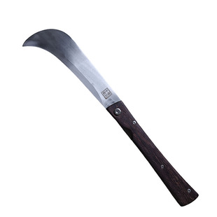 龙泉手工折叠锻打柴刀木柄镰刀弯刀户外开刃锋利农用收割砍柴刀具