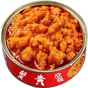 蟹黄酱秃黄油纯蟹黄蟹粉蟹膏蟹肉酱蟹黄油下饭拌饭拌面即食罐头