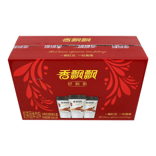 香飘飘红豆奶茶64g*12杯礼盒好料早餐奶下午茶冲泡热饮年节礼盒