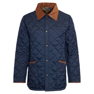 Barbour 30周年Liddesdale男女同款菱形绗缝夹克