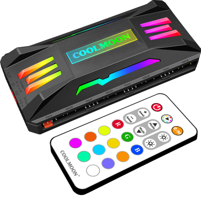 酷月argb集线器机箱风扇控制器