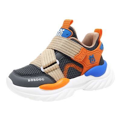 巴布豆男童单网透气运动鞋