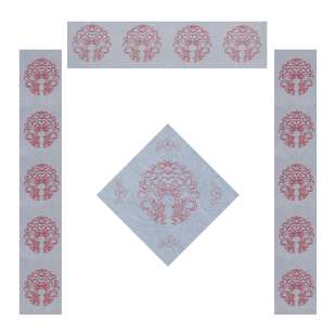 对联水写布练毛笔字春联专用加厚高级仿宣水写书法初学毛笔写五言七言空白斗方福字斗笔水洗布文房第五宝套装