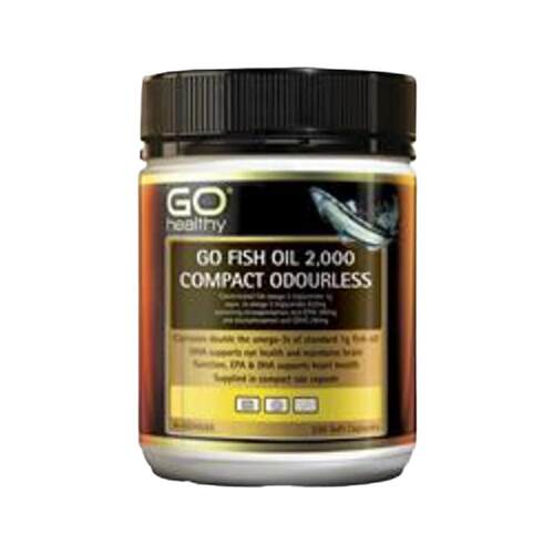 go healthy高之源深海鱼油软胶囊omga3中老年230粒大脑新西兰