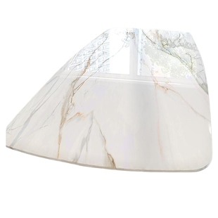 大理石贴膜岩板餐桌厨房岛台面木头书桌面亮光抗菌水凝tpu保护膜