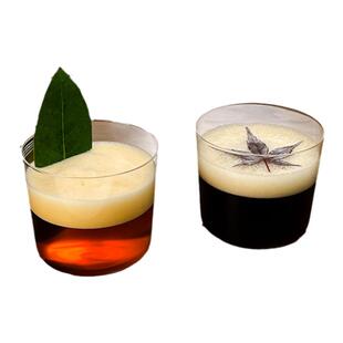 拿铁杯简约茶杯鸡尾酒杯冷饮杯子ins风阔口玻璃咖啡杯轻薄冰美式