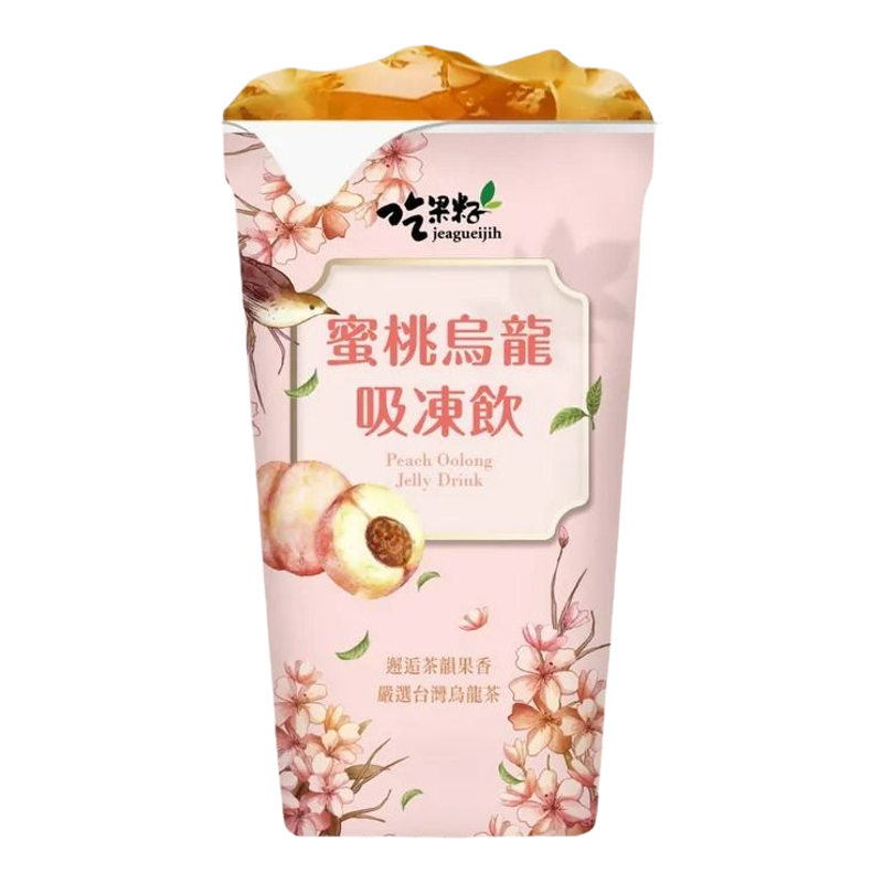 吃果籽蜜桃乌龙吸冻饮220g夏日消暑解渴冰饮果冻布丁休闲解馋零食