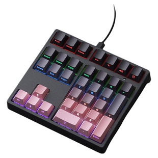 锐蚁A35机械数字小键盘有线34键办公财务会记迷你笔记本小键盘