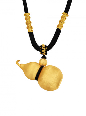 Witther中式拉丝葫芦项链