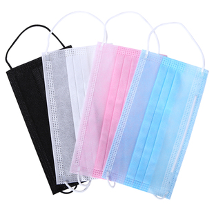 口罩一次性夏季薄款透气单层一层超薄两二三层女男加大码黑色白色