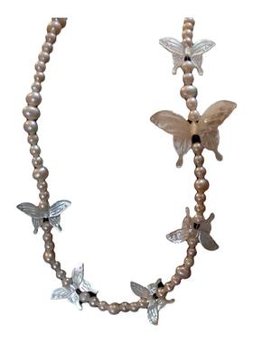 仙气仙女颈链超美原创设计白蝶贝