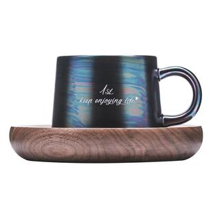 Promates极光陶瓷咖啡杯高档精致男士杯子女士轻奢高级感马克杯