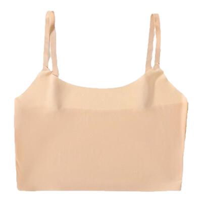 无痕抹胸冰丝吊带背心