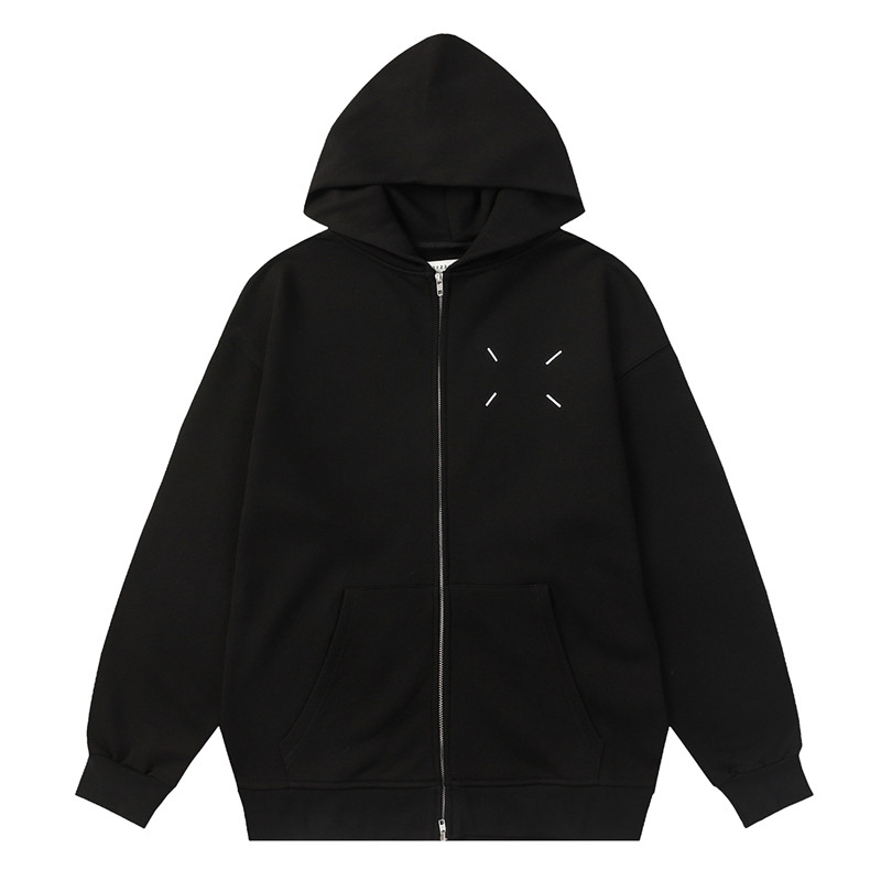MM马吉高街四角标连帽卫衣开衫潮
