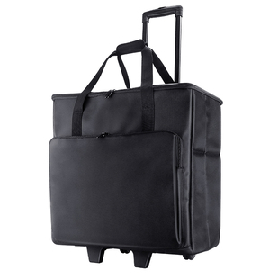 台式电脑包主机收纳包拉杆箱 搬运小拖车电竞运输ITX机箱显示器收纳箱 24寸27寸携带袋行李箱搬家高铁运输袋