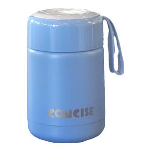 保温杯女便携小广口宽口大口径矮胖型焖烧杯小巧不锈钢早餐装粥汤