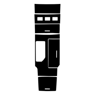 适用6/7/8代凯美瑞中控内饰改装PVC碳纤贴膜六七八代装饰排挡贴纸