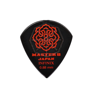 日产Master8 Japan耐磨砂防滑速弹透明民谣扫弦木电吉他贝斯拨片