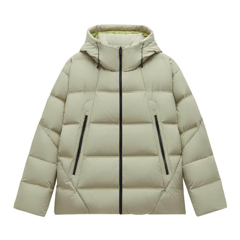 蕉内氢气502Cloud男士防风连帽斜分割面包羽绒服保暖外套新款冬装