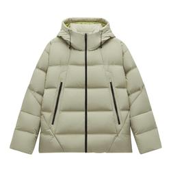 蕉内氢气502Cloud男士防风连帽斜分割面包羽绒服保暖外套新款冬装