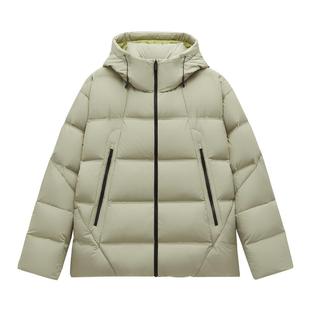 蕉内氢气502Cloud男士防风连帽斜分割面包羽绒服保暖外套新款冬装