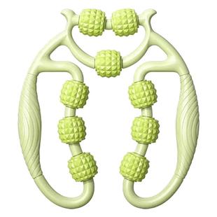 腿部按摩器瘦大腿小腿肌肉瘦腿神器环形夹腿滚轮经络疏通按摩减肥