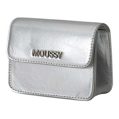 MOUSSY2026春季新品轻复古潮流百搭油腊皮翻盖包女028JSA56-1010