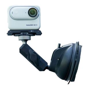 泰迅适配insta360 ONEx5 X4x3拇指相机GO3吸盘支架固定支架汽车载玻璃吸盘车载车拍手机第一人称视角go3s配件