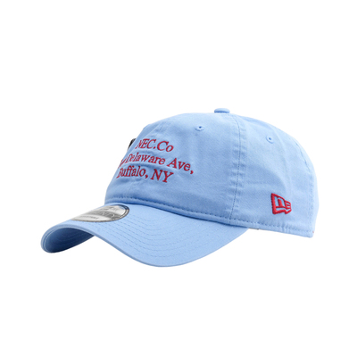 韩国代购NEWERA纽亦华nec小字母小头围920软顶可调节棒球帽天蓝色