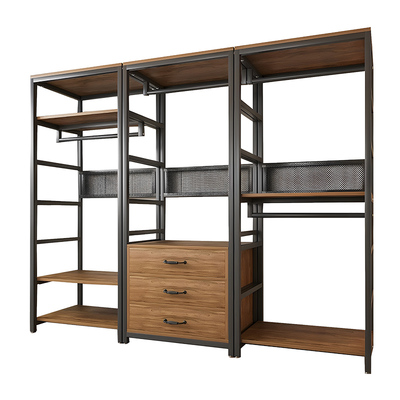 衣帽架落地卧室挂衣架开放式衣柜