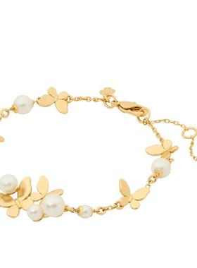 katespade仿珍珠蝴蝶手链女款