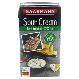 纳尔曼酸奶油1kg德国进口发酵稀奶油Sour Cream蛋糕甜品烘焙原料