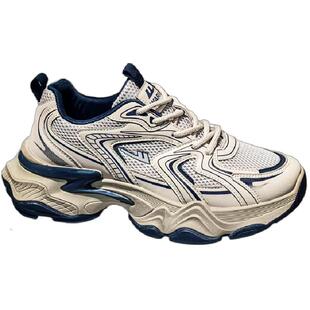 回力男鞋厚底老爹鞋2026新款夏季透气网面鞋子青少年休闲运动潮鞋