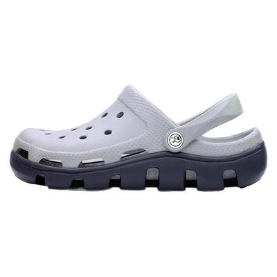 洞洞鞋 男款2025新款外穿踩屎感防滑eva凉鞋软底包头大码拖鞋