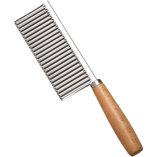 波浪刀304不锈钢家用花式多功能切洋芋土豆条狼牙波纹刀切菜神器