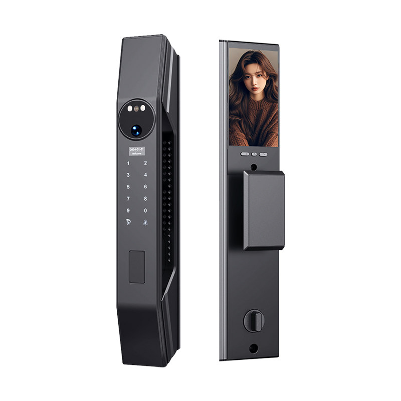 艾仕臣指纹锁家用防盗门密码锁智能门锁电子锁3D人脸全自动入户门