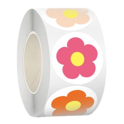 大图释小红花贴纸舞蹈台道具